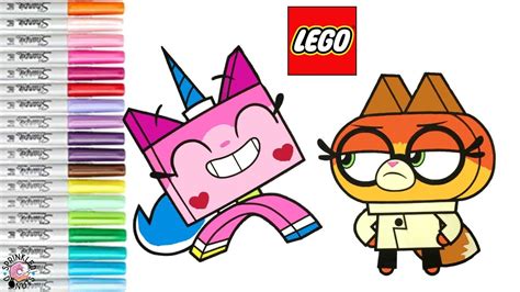 cartoon unikitty coloring pages team coloring