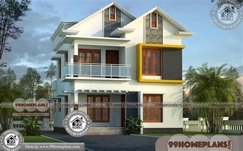 indian house elevation models    storey house plans collections