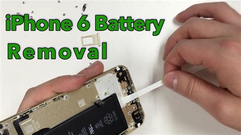 iphone  battery removal youtube