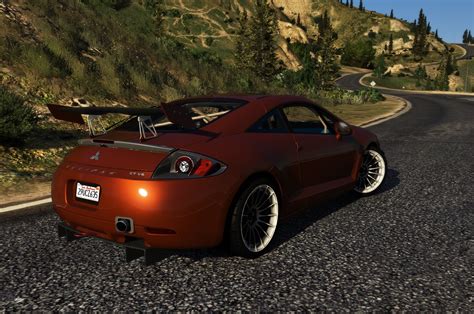 mitsubishi eclipse gt add  tuning lods template gta  mods