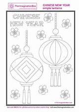 Chinese Year Lantern Coloring Pages Kids Craft Crafts Activities Printables Printable Lanterns Years Decorations Visit Choose Board Red sketch template
