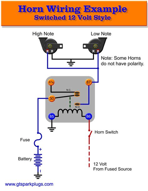 volt wiring diagram  relay herbalard