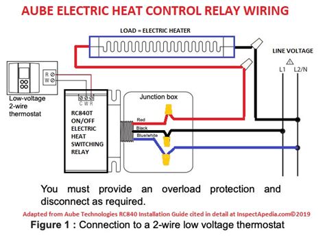 double pole thermostat wiring diagram baseboard heater collection