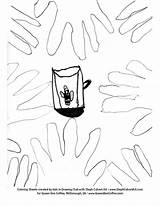 Coloring Sheets Bee Queen Coffee Drawing Club Kids January Some sketch template