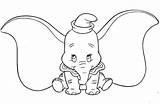 Dumbo Coloring sketch template