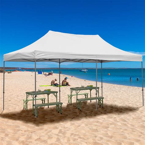 ainfox  ft outdoor canopy tent pop  canopy tent portable shade instant folding canopy