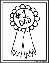 Coloring Dad Award Pages Father Fathers Ribbon Place First Colorwithfuzzy Clipart Number Awards Ties Print Cars Him Give Gets Clipartmag sketch template