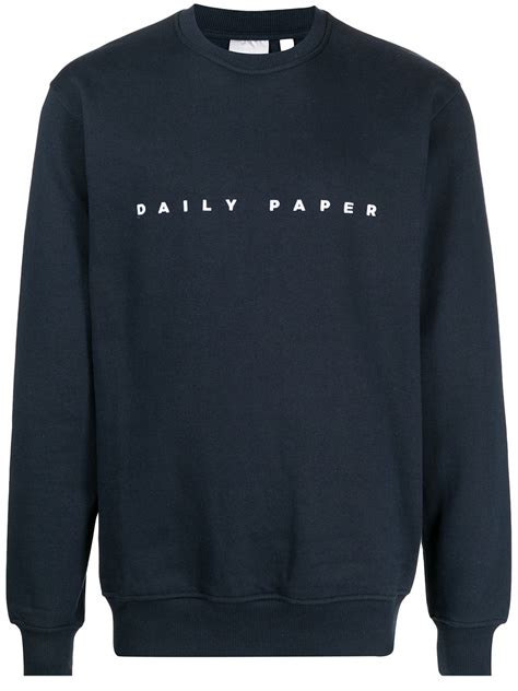 daily paper embroidered logo hoodie smart closet