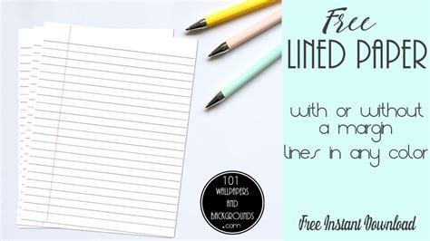 printable lined paper  templates