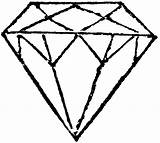 Coloring Diamond Ring Pages Clipart sketch template