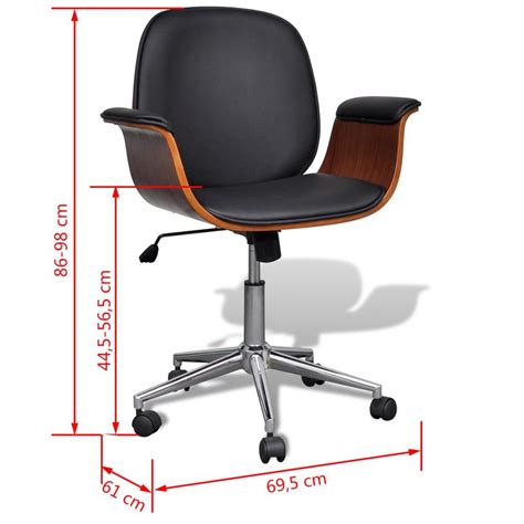 vidaxl chaise pivotante avec accoudoir en cuir artificiel reglable chaises jeux  jouets