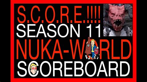 season  nuka world   scoreboard fallout  rewards fo season  rewards youtube