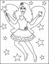 Fairy Coloring Pages Kids Printable sketch template
