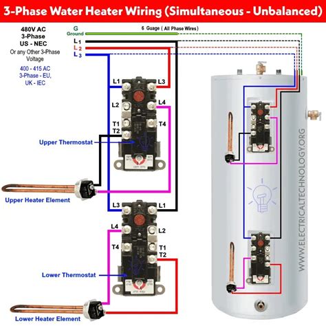 electric water heater wiring diagram full load amps max wireworks