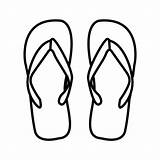 Chanclas Imagui Flop Drawings Clipartmag sketch template