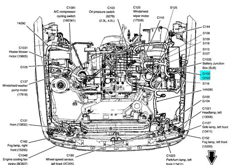 ford   engine diagram