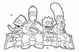 Simpsons Coloring Family Watching Tv Pages Utilising Button Print Sun Getdrawings Directly Grab Feel Also Kids sketch template
