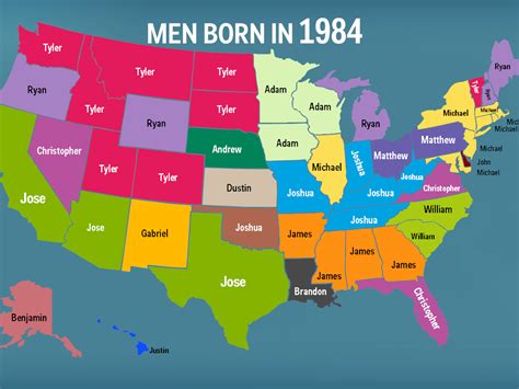 most popular name in each state business insider