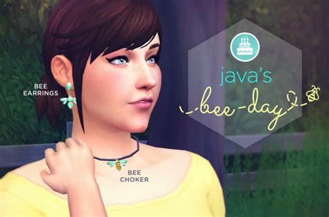 java s bee day set at the plumbob tea society sims 4 updates
