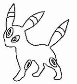 Pokemon Coloring Pages Umbreon Espeon Getcolorings Drawing Getdrawings Color sketch template