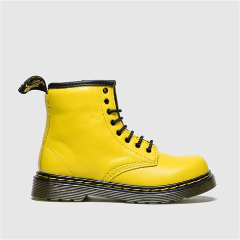 dr martens yellow  boots junior shoefreak