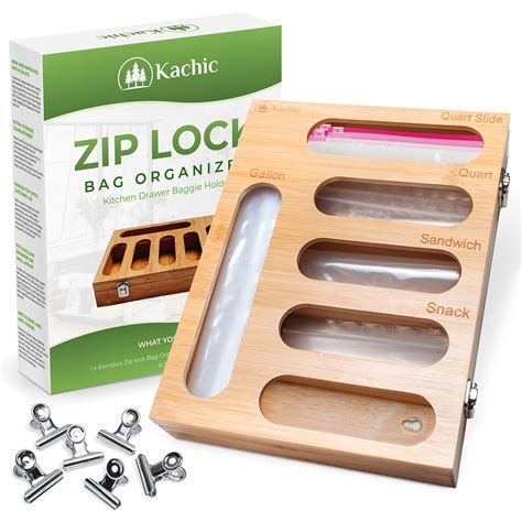 ziplock bag organizer  drawer upgraded improved ziploc bag