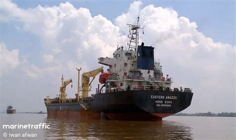 vessel details  eastern amazon general cargo imo  mmsi  call sign