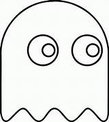 Coloring Pacman Pac Man Pages Print Printable Ghost Library Clipart Draw sketch template