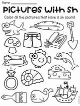 Worksheets Sh Worksheet Digraphs Blends Sound Words Kindergarten Digraph Phonics Fun Activities Printable Kids Sounds Word Letter Students Color Work sketch template