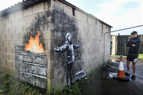 banksy revealed long lost tv interview unearthed  man claiming   anonymous street artist