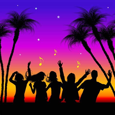 Party Silhouettes Vectors Vector Art And Graphics