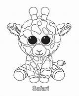 Beanie Coloring Pages Ty Boo Boos Safari Kids Unicorn Sheets Print sketch template
