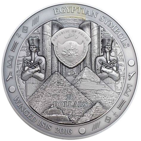 Egyptian Symbols Antiqued Silver Coin Series Reaches New