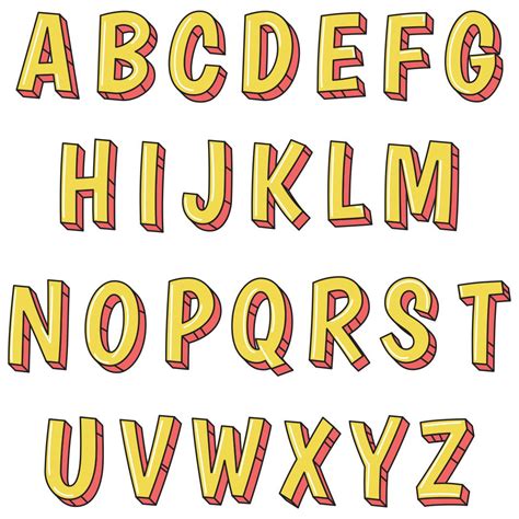 large colored letters printable     printablee