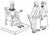 Moses Pharaoh Moise Pharaon Egypt Goes Exode Plagues Verge sketch template
