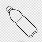 Bottle Plastic Drawing Coloring Book Transparent Clipart Background Hiclipart sketch template