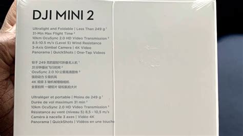 dji mini  unboxing   features revealed