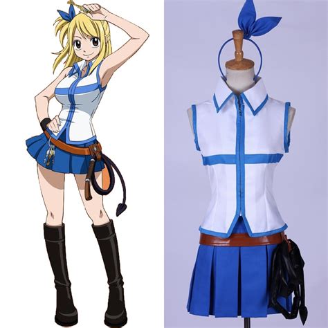 fairy tail cosplay costume lucy costumes anime halloween costume dress