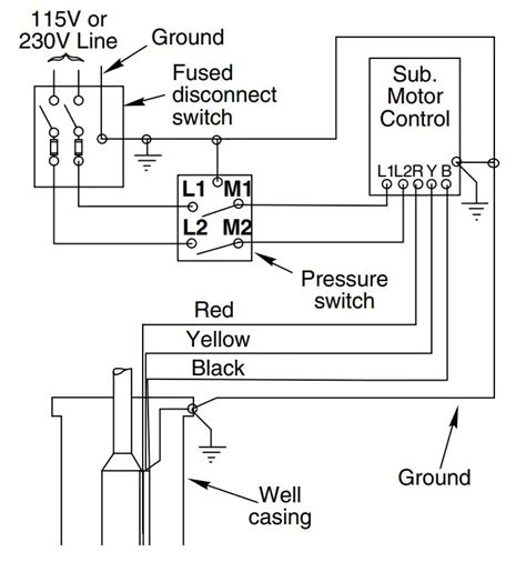 wire  volt  pump wiring diagram wiring draw