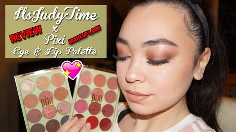 itsjudytime  pixi eyeshadow lip palette review makeup tutorial caroline mystee youtube