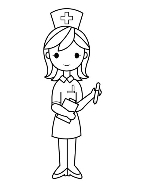 coloring pages registered nurse coloring pages