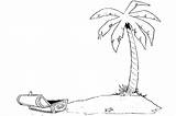 Tree Palm Coloring Pages Coconut Leaves African Trees Getcolorings Getdrawings Colorings sketch template