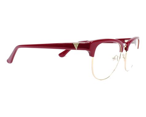 Guess Eyeglasses Gu 2528 066 Purple Visionet