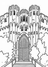 Coloring Castle Pages Printable Burg Kids Sheets Adult Coloring4free Adults Colouring Print Color Books Book Drawing Choose Board Cute sketch template
