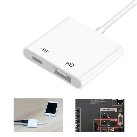 digital av tv hdmi cable adapter  ipad air pro iphone     ebay