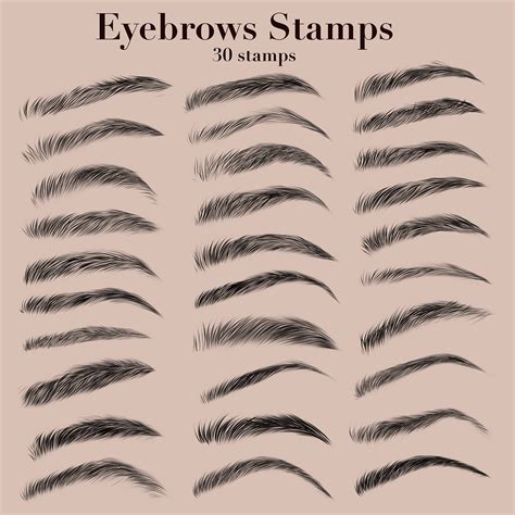 Eyebrows Stamps