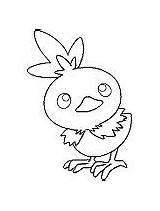 Pokemon Adult Pages Torchic Coloring sketch template