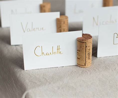 originele naamkaartjes perfect wedding  wedding dream wedding party wedding cork crafts