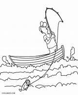 Boat Coloring Fishing Pages Printable Cool2bkids Kids Colouring Boats Color Cartoon Print Row Adults Ship Getcolorings sketch template