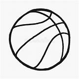 Basketball Illustration Isolated Background Vector Ball Stock Outline Drawn Hand Icon Cartoon sketch template